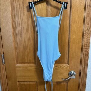 Light Blue One Piece Swimsuit - S